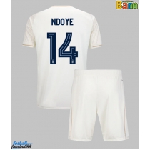 Nottingham Forest Dan Ndoye #14 Bortedraktsett Barn 2025-26 Kortermet (+ Korte bukser)